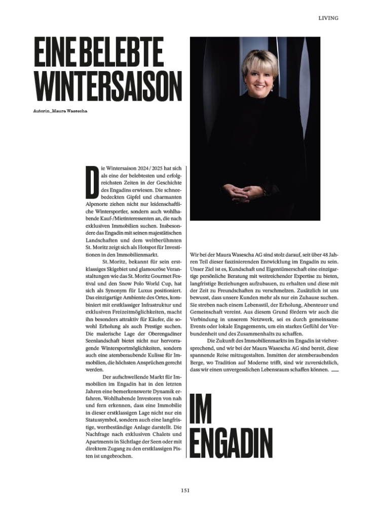 EINE BELEBTE WINTERSAISON