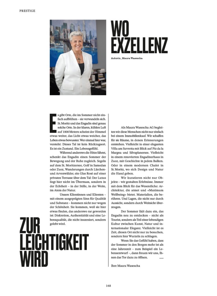 WO EXZELLENZ ZUR LEICHTIGKEIT WIRD