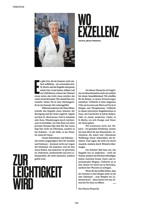 Wo Exzellenz zur leichtigkeit wird